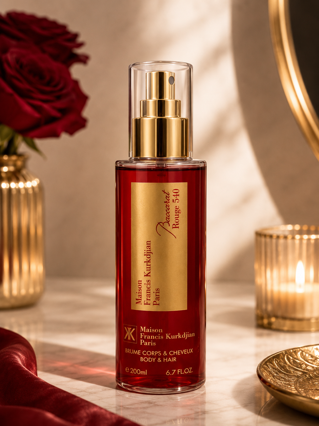 Brumes baccarat rouge 200ML